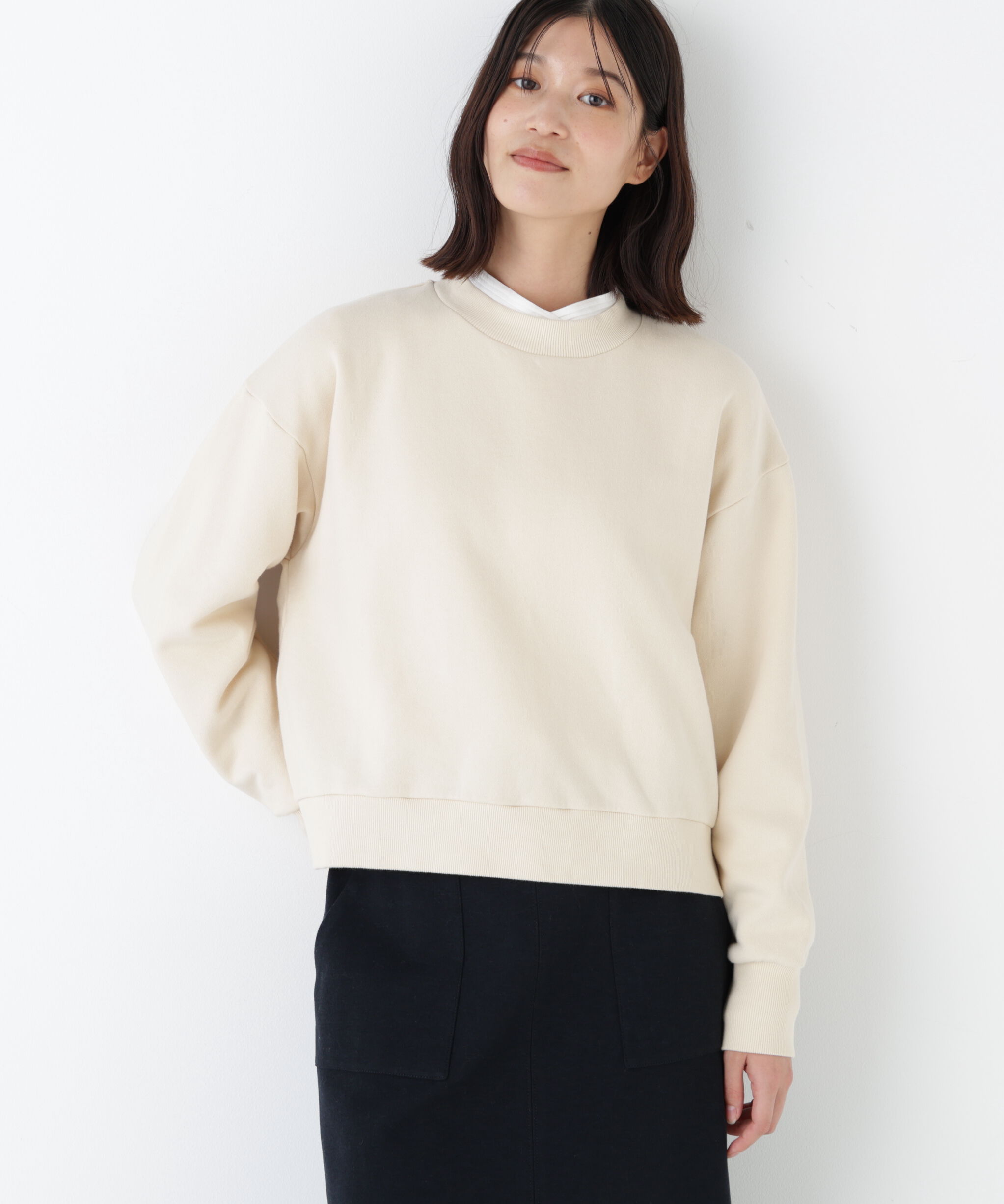 メンズファッションの一押し|【ヒューマンウーマン/human woman】 ◆モチーフワッペンカスタマイズ裏起毛スウェット