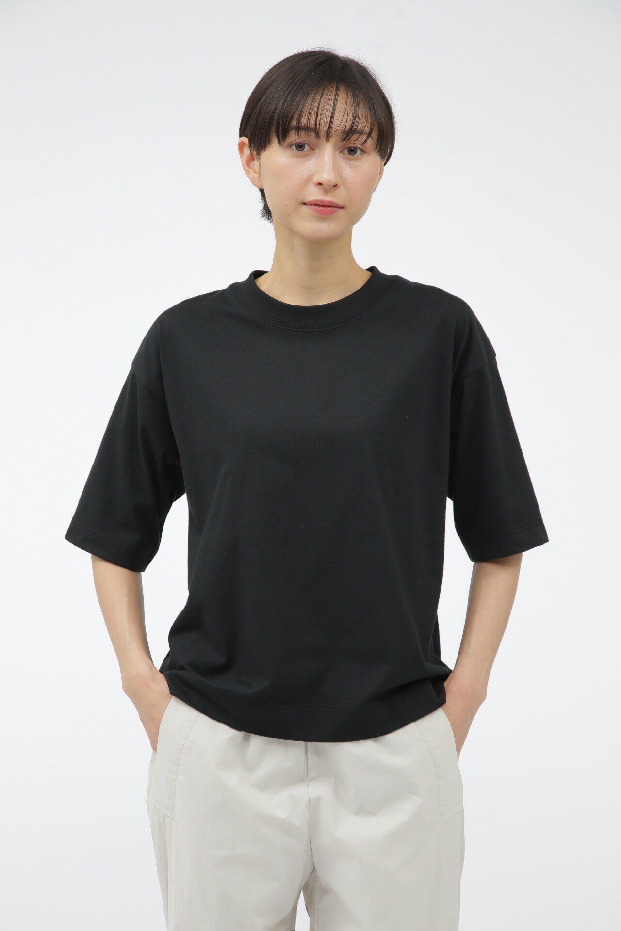 ファッションメンズなら|【マーガレット・ハウエル/MARGARET HOWELL】 COTTON POLYESTER JERSEY TOP