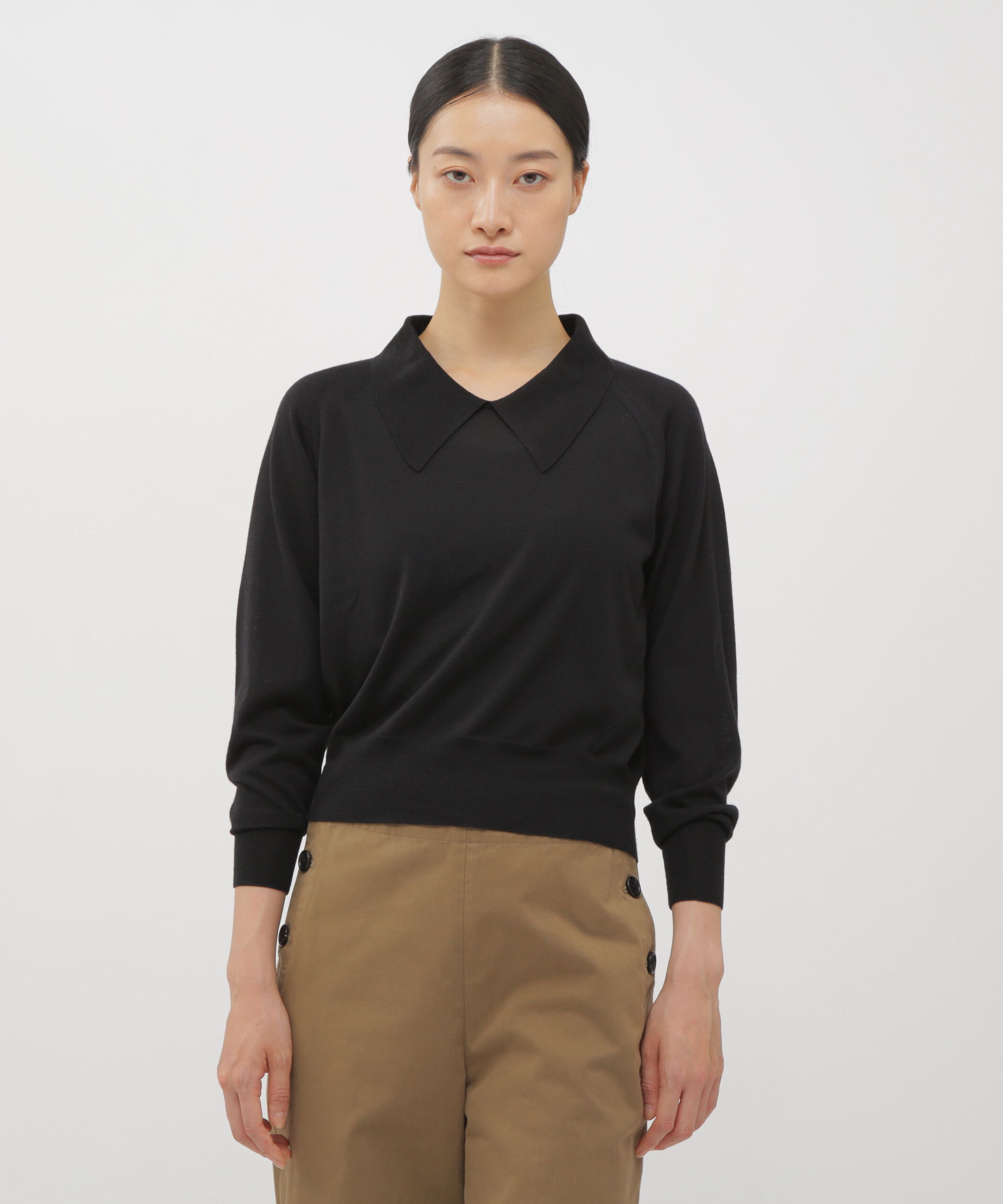 【マーガレット・ハウエル/MARGARET HOWELL】 WASHABLE WOOL KNITWEAR