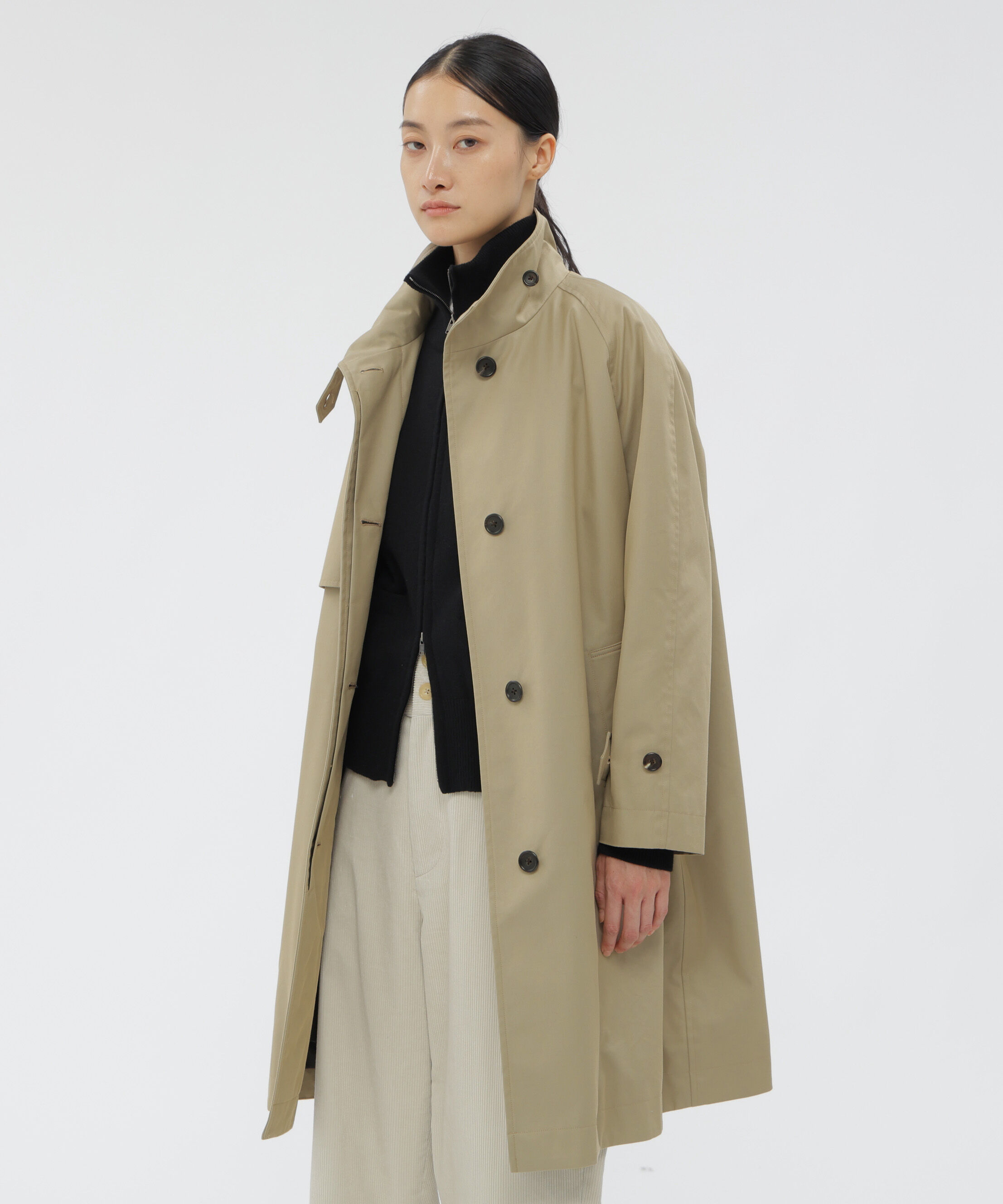 モテ系メンズファッション|【マーガレット・ハウエル/MARGARET HOWELL】 COTTON NYLON GABARDINE COAT