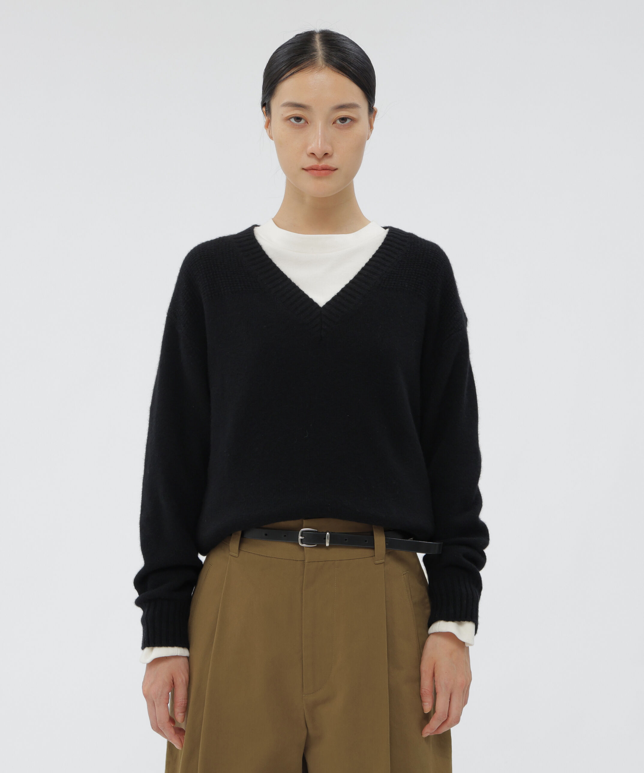 【マーガレット・ハウエル/MARGARET HOWELL】 FINE WOOL CASHMERE KNITWEAR