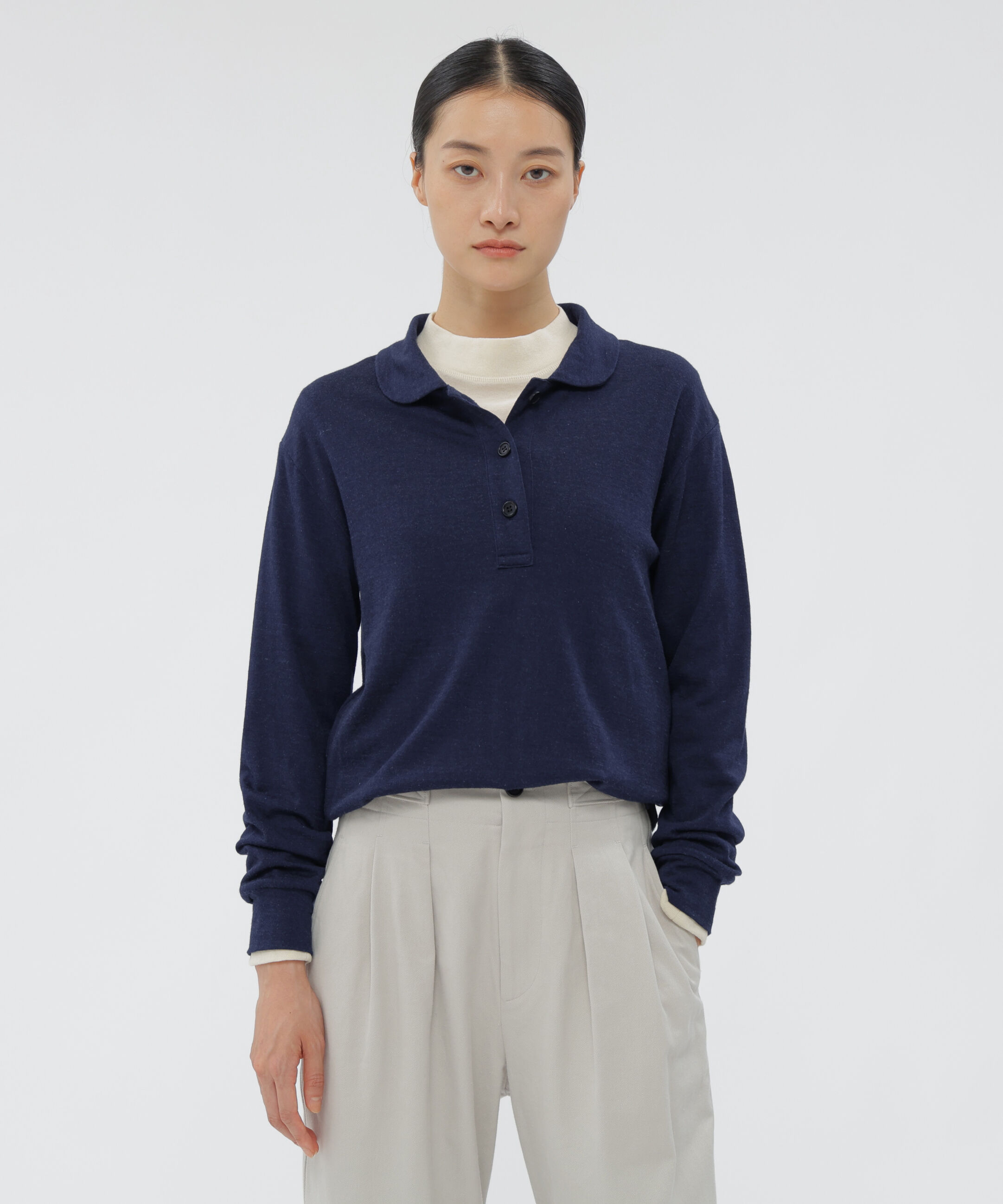 ファッションメンズのイチオシ|【マーガレット・ハウエル/MARGARET HOWELL】 FINE WOOL SILK JERSEY TOP