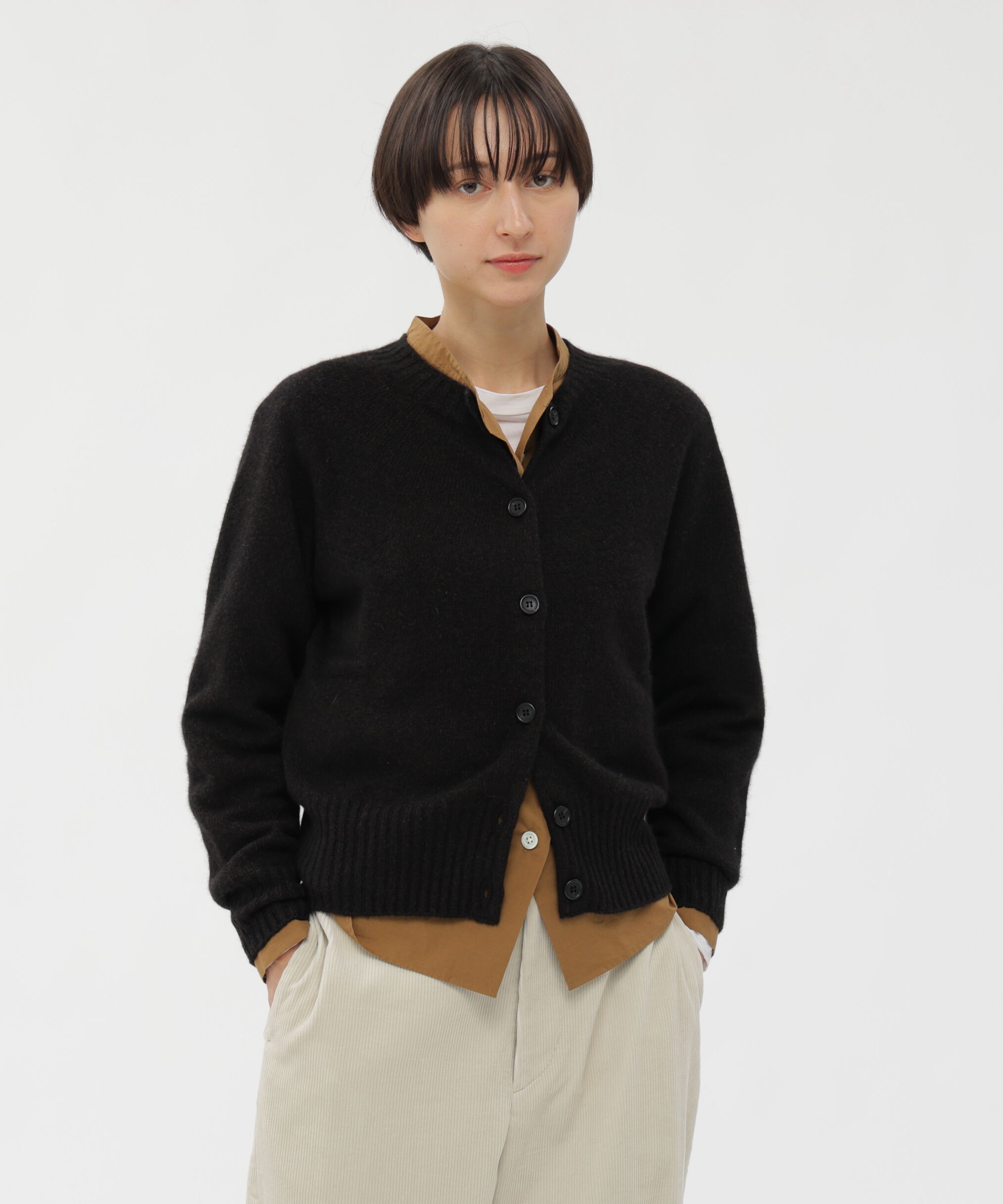 モテ系メンズファッション|【マーガレット・ハウエル/MARGARET HOWELL】 TWISTED CASHMERE WOOL KNITWEAR