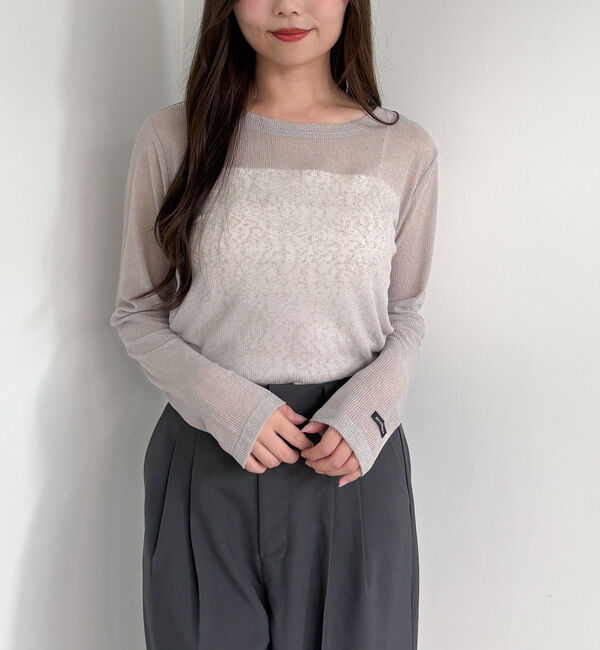 ファッションメンズお薦め|【アルシーヴ/archives】 シアーリブカットＴＯＰＳ