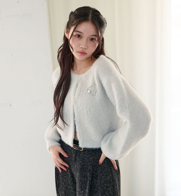 ファッションメンズのイチオシ|【アルシーヴ/archives】 【ＳＥＴＵＰ対応ダブルフェイスフェザーニットカーディガン】