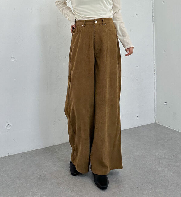 【アルシーヴ/archives】 コーデュロイストレートパンツ