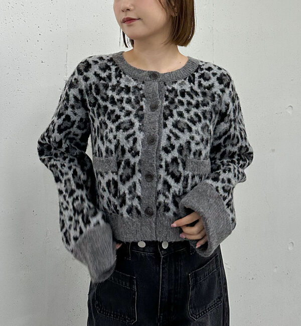 メンズファッションオススメ|【アルシーヴ/archives】 レオパードＪＱニットカーディガン