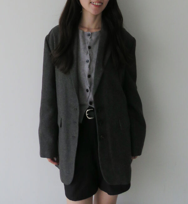 【アルシーヴ/archives】 ヘリンボーンＢＩＧテーラードジャケット