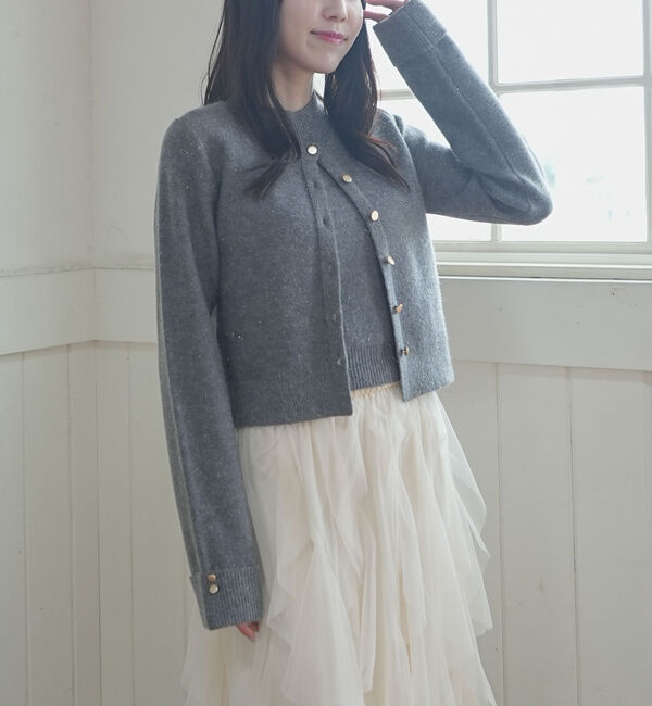 メンズファッションオススメ|【アルシーヴ/archives】 金ボタンラメニットアンサンブル