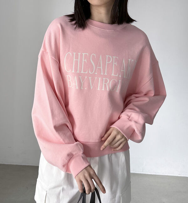 メンズファッションなら|【ドゥアルシーヴ/Doux archives】 ＶＩＲＧＩＮＩＡロゴウォッシュスウェット