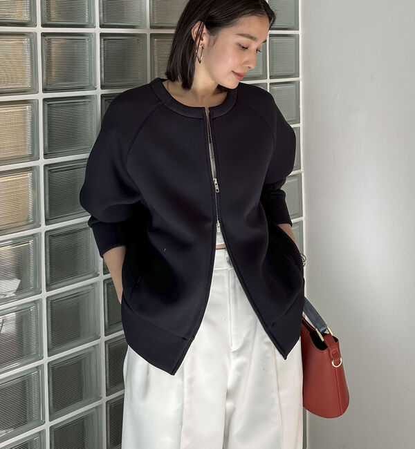 ファッションメンズのイチオシ|【ドゥアルシーヴ/Doux archives】 Ｗ ＺＩＰボンディングノーカラーブルゾン