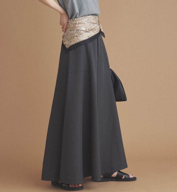 【ドゥアルシーヴ/Doux archives】 ベイカーフレアスカート