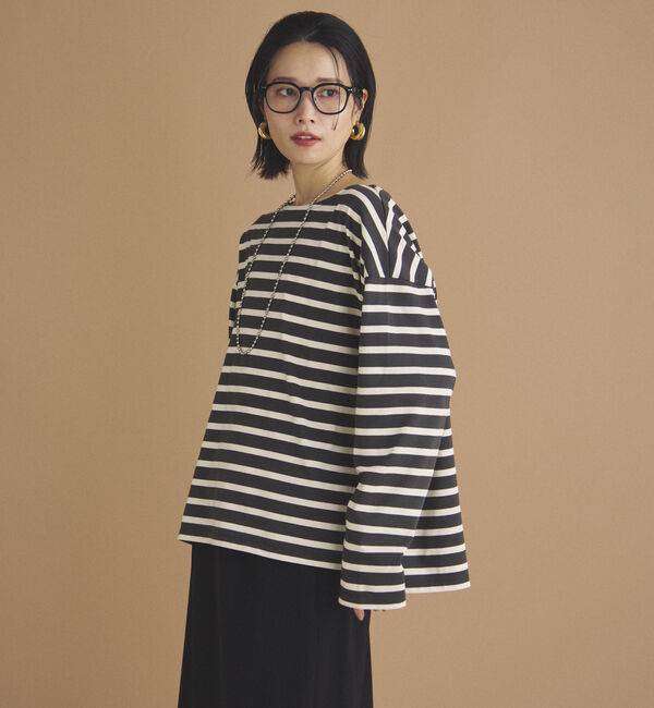 人気ファッションメンズ|【ドゥアルシーヴ/Doux archives】 バスクボーダーロンTee