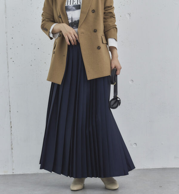 【ドゥアルシーヴ/Doux archives】 ランダムプリーツスカート