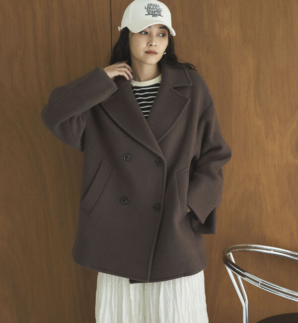 シャルムビーバーWOOL Pコート（Doux archives）｜ルミネの