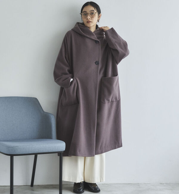 人気メンズファッション|【ドゥアルシーヴ/Doux archives】 フードガウンロングコート