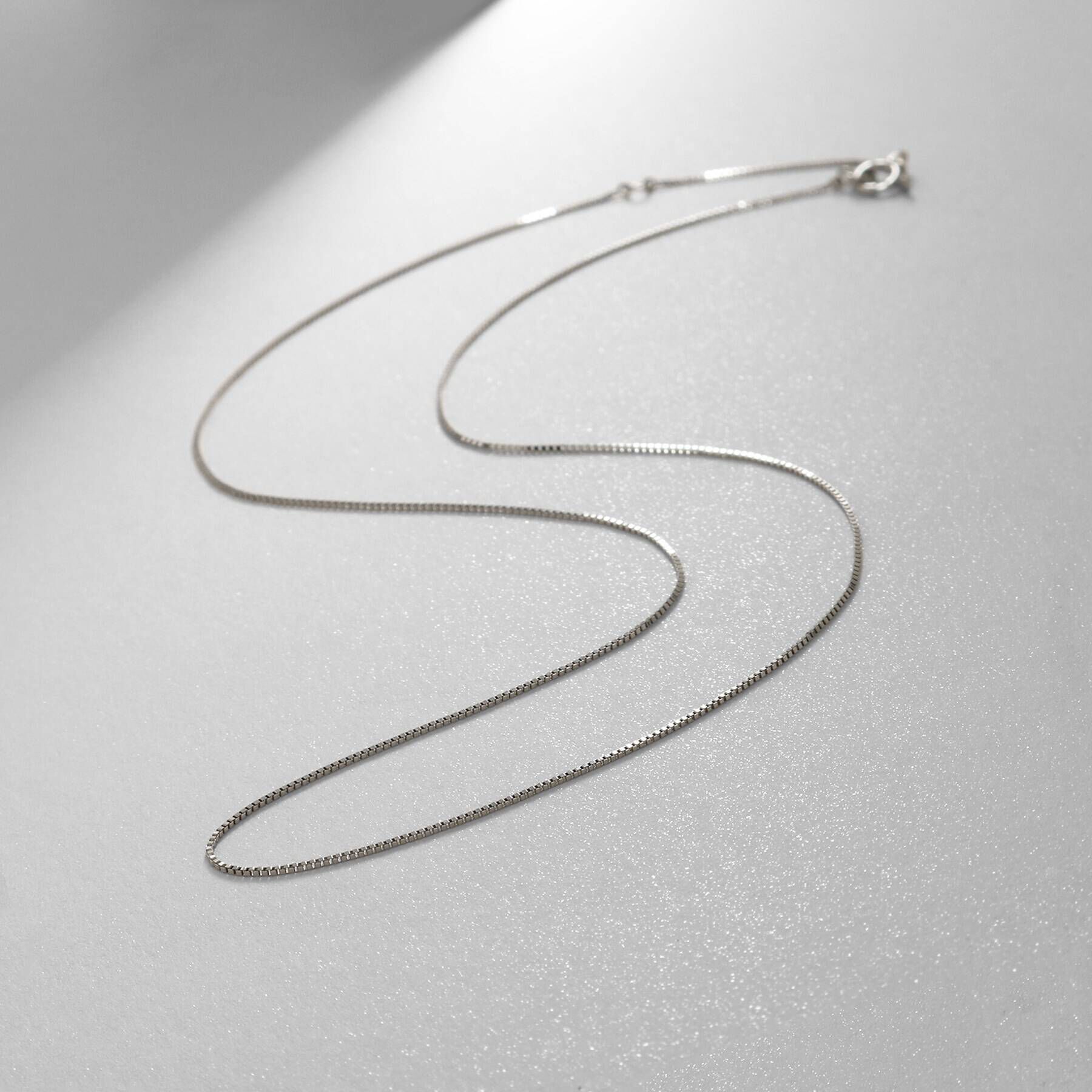 【ココシュニック/COCOSHNIK】 プラチナ ベネチアンチェーン ネックレス