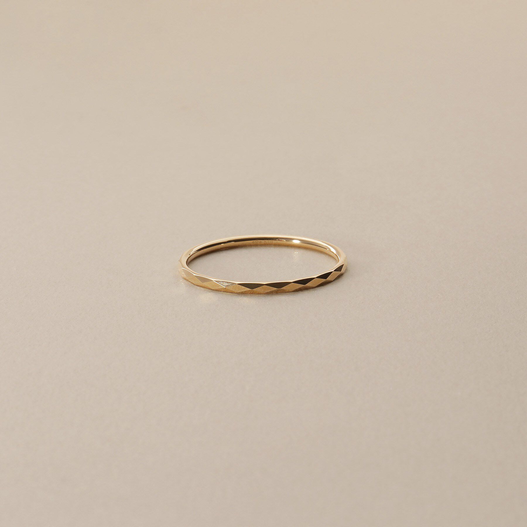 メンズファッションオススメ|【ココシュニック/COCOSHNIK】 K10ダイヤカット リング