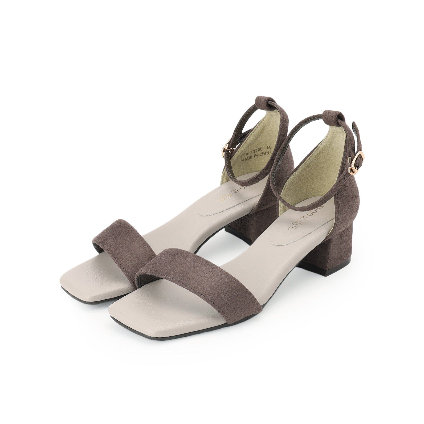 【シューラルー/SHOO・LA・RUE】 カジュアルにもきれいめにも アンクルストラップサンダル