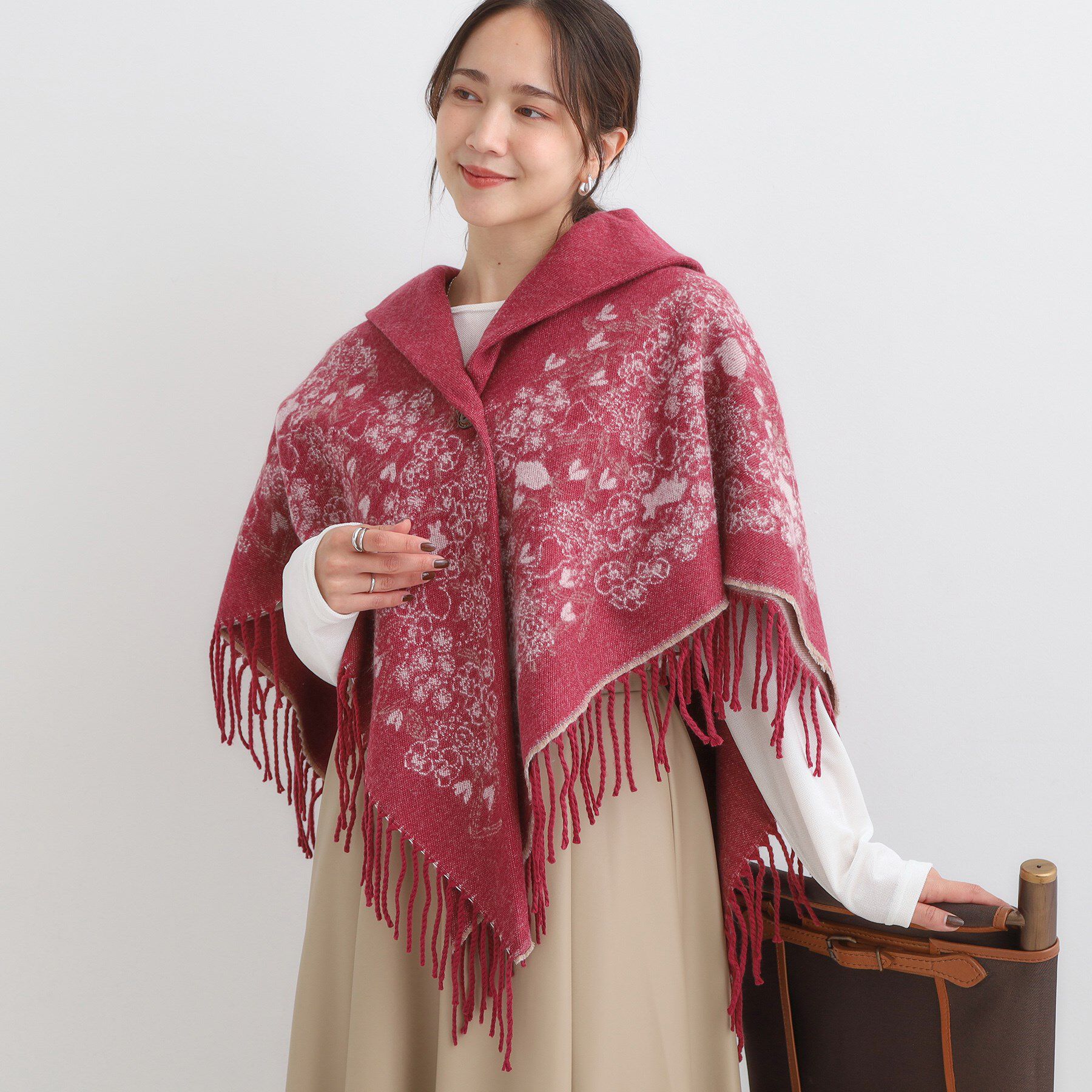 パデットツイル ベルテッドポンチョ（Ballsey）｜ルミネのファッション