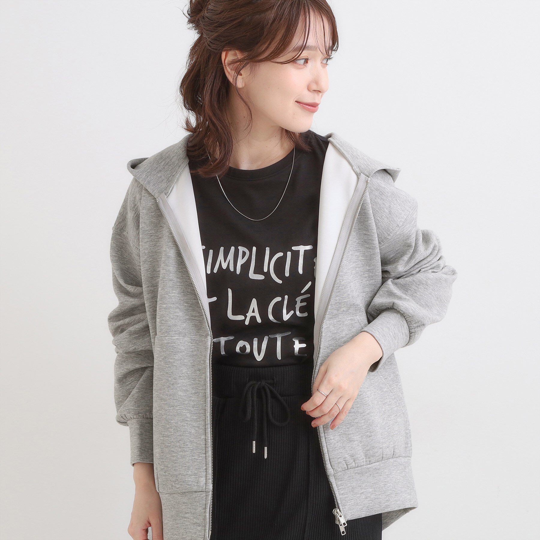 ファッションメンズのイチオシ|【シューラルー/SHOO・LA・RUE】 【S-LL】大人っぽく着られる ダンボールジップパーカ