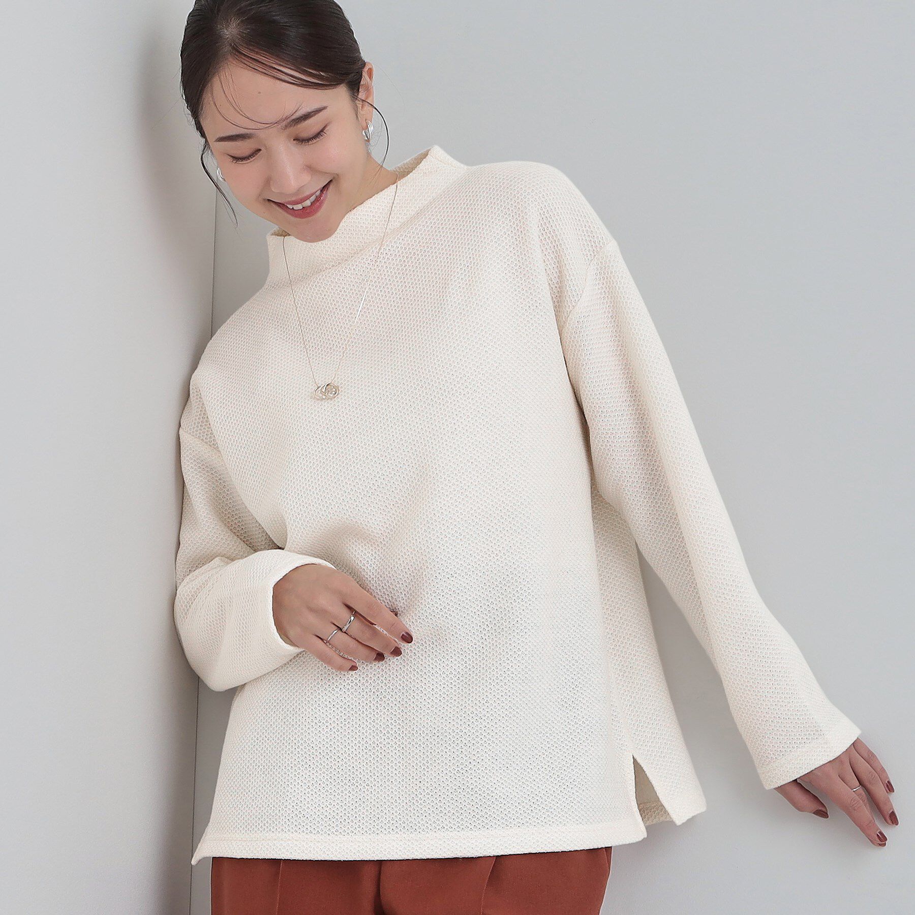 ファッションメンズのイチオシ|【シューラルー/SHOO・LA・RUE】 【あったか】モックネックニットソートップス