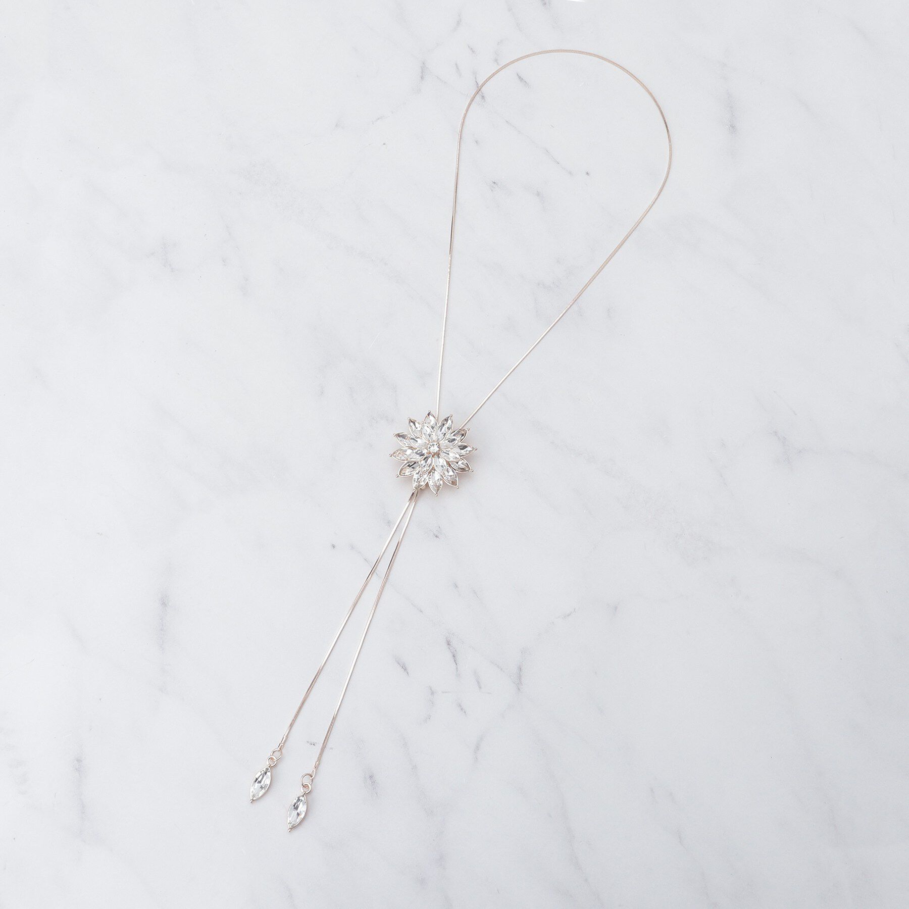 【シューラルー/SHOO・LA・RUE】 ゴージャスフラワーネックレス