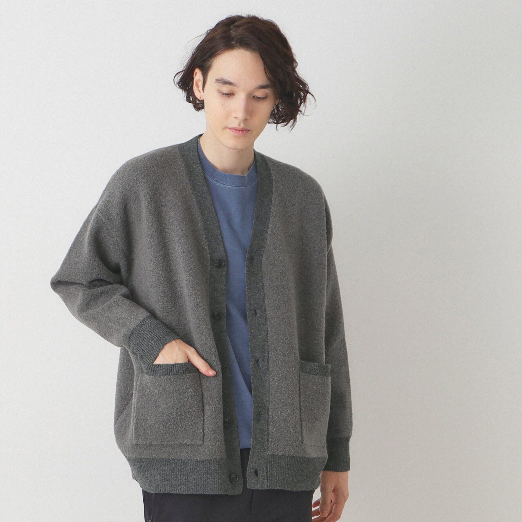 【デッサン/Dessin】 ブークレニットカーディガン