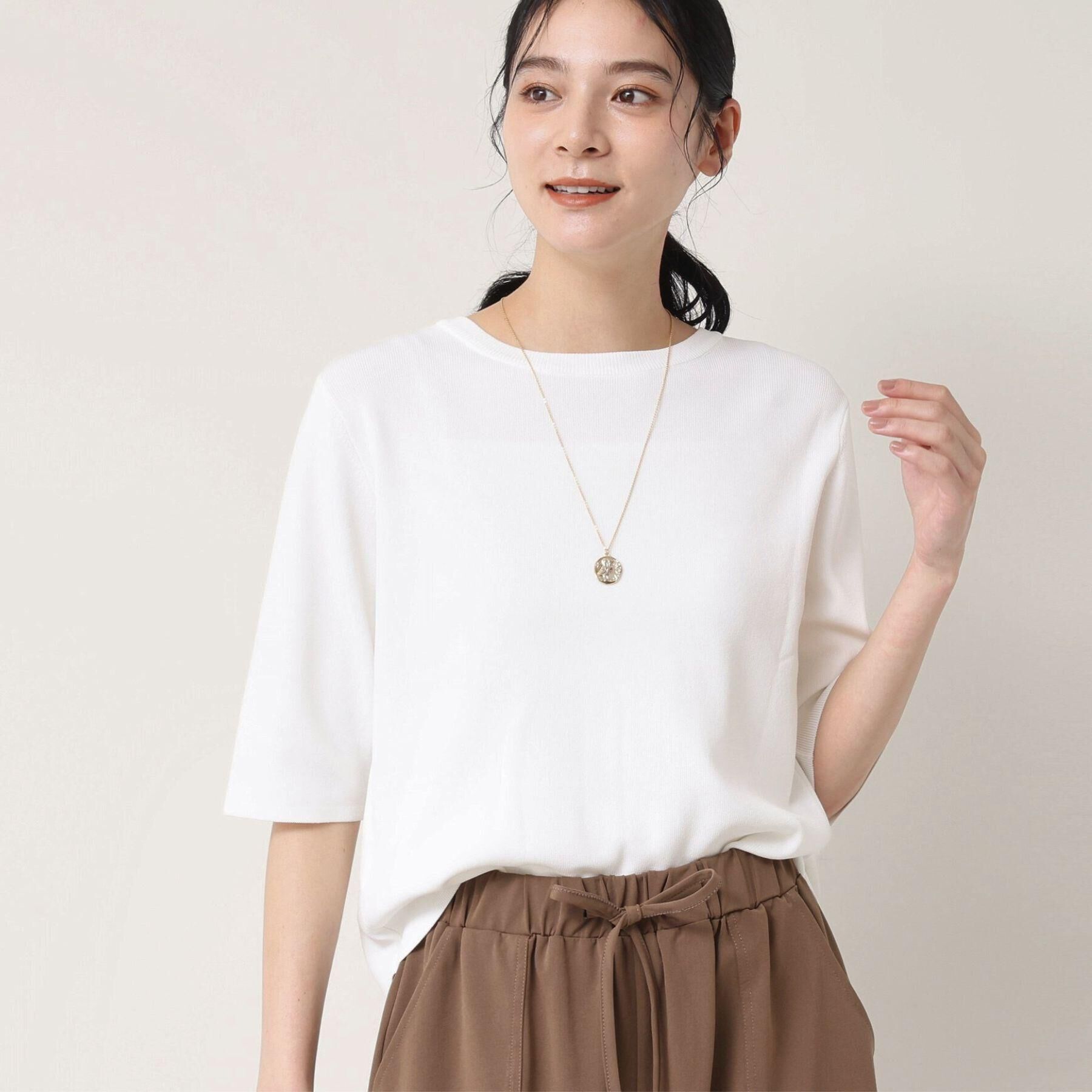 【デッサン/Dessin】 【UVカット/洗える】2WAY五分袖カーディガン