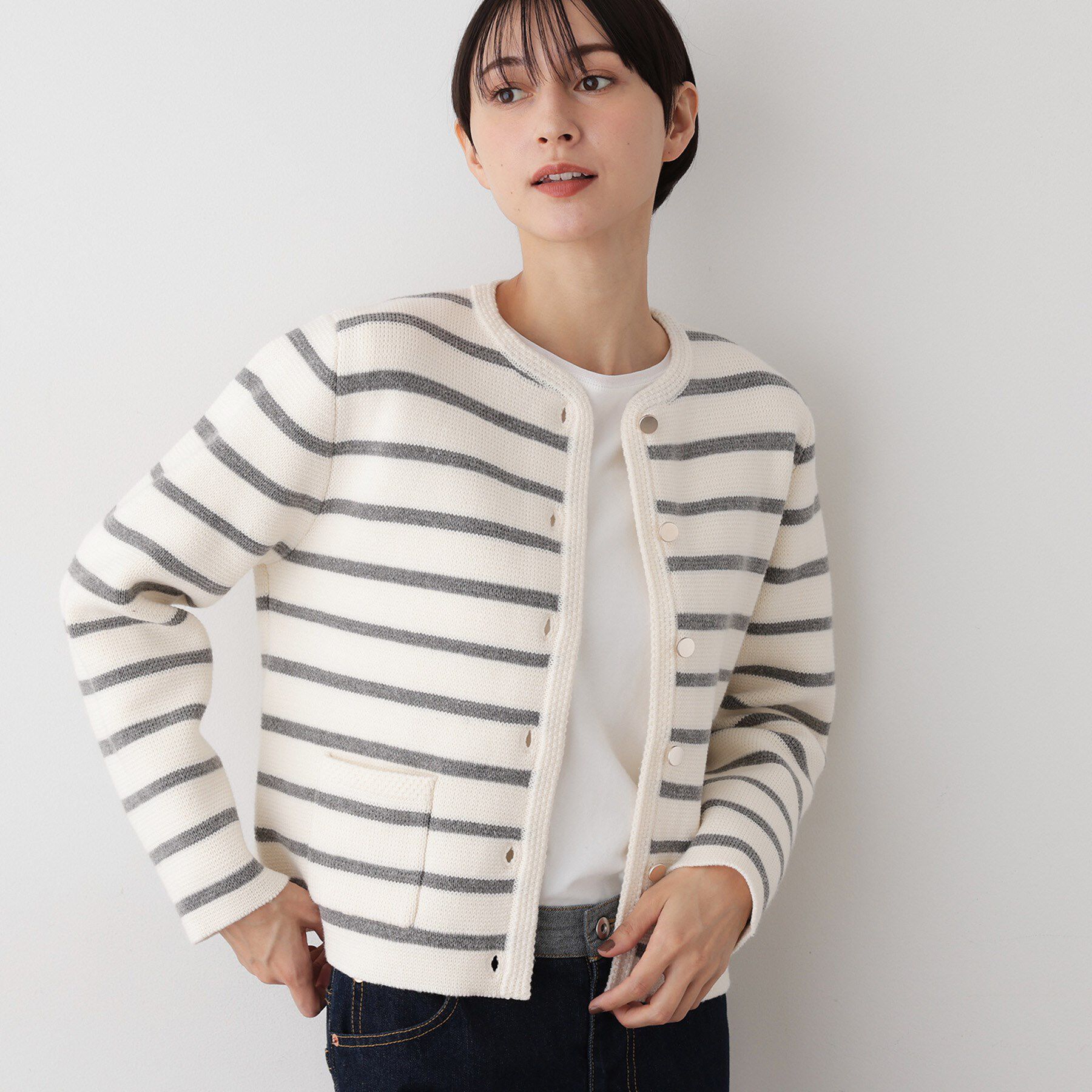 ファッションメンズなら|【デッサン/Dessin】 【洗える】ジャケット見えカーディガン