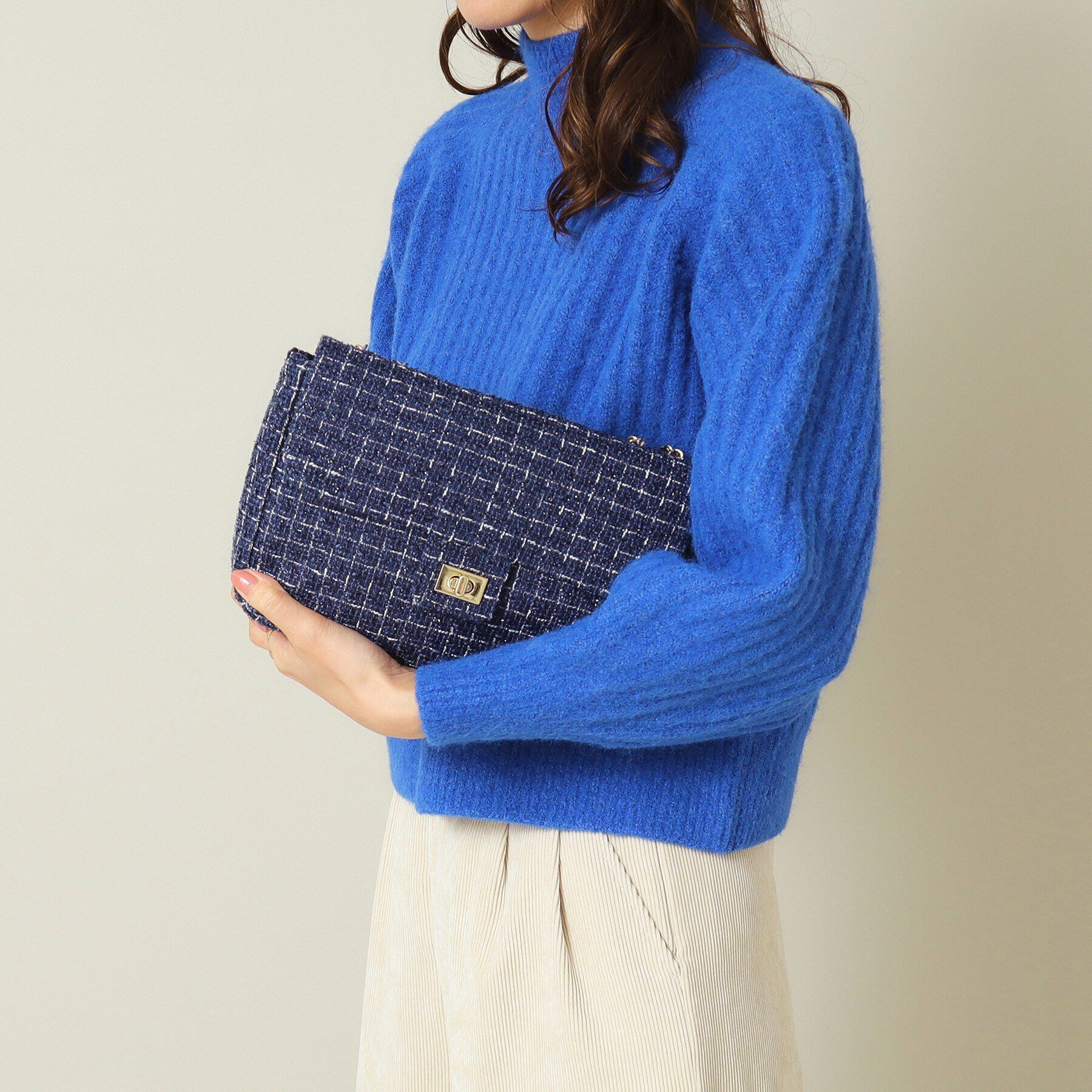 【イッツデモ/ITS'DEMO】 ツイードミニショルダー