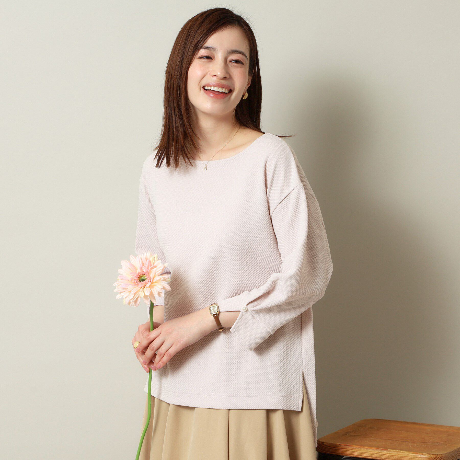 メンズファッションの一押し|【イッツデモ/ITS'DEMO】 【手洗い可】ふくれジャカードプルオーバー