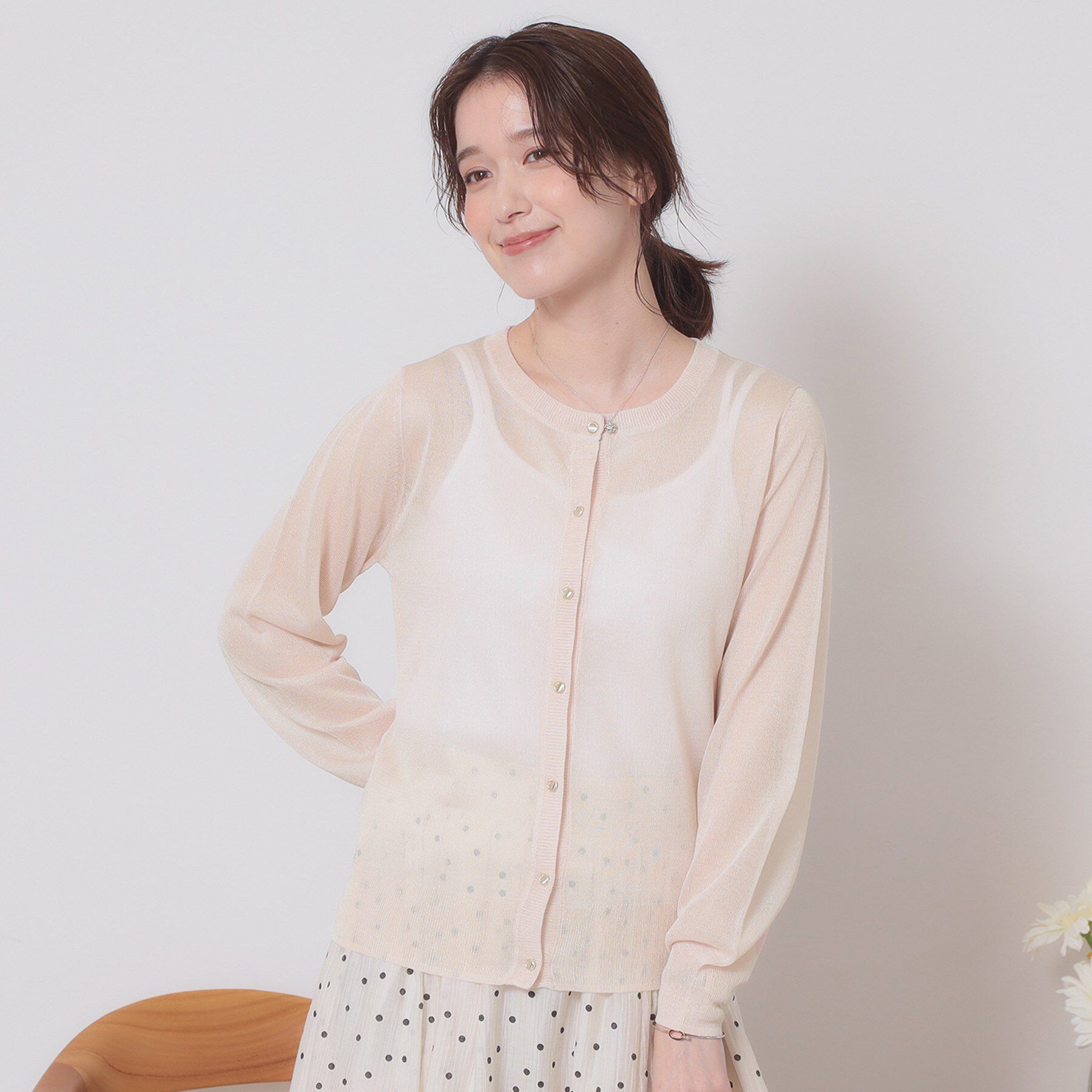 ファッションメンズのイチオシ|【イッツデモ/ITS'DEMO】 【定番人気/手洗い可/M・L展開】ラメクルーカーデ