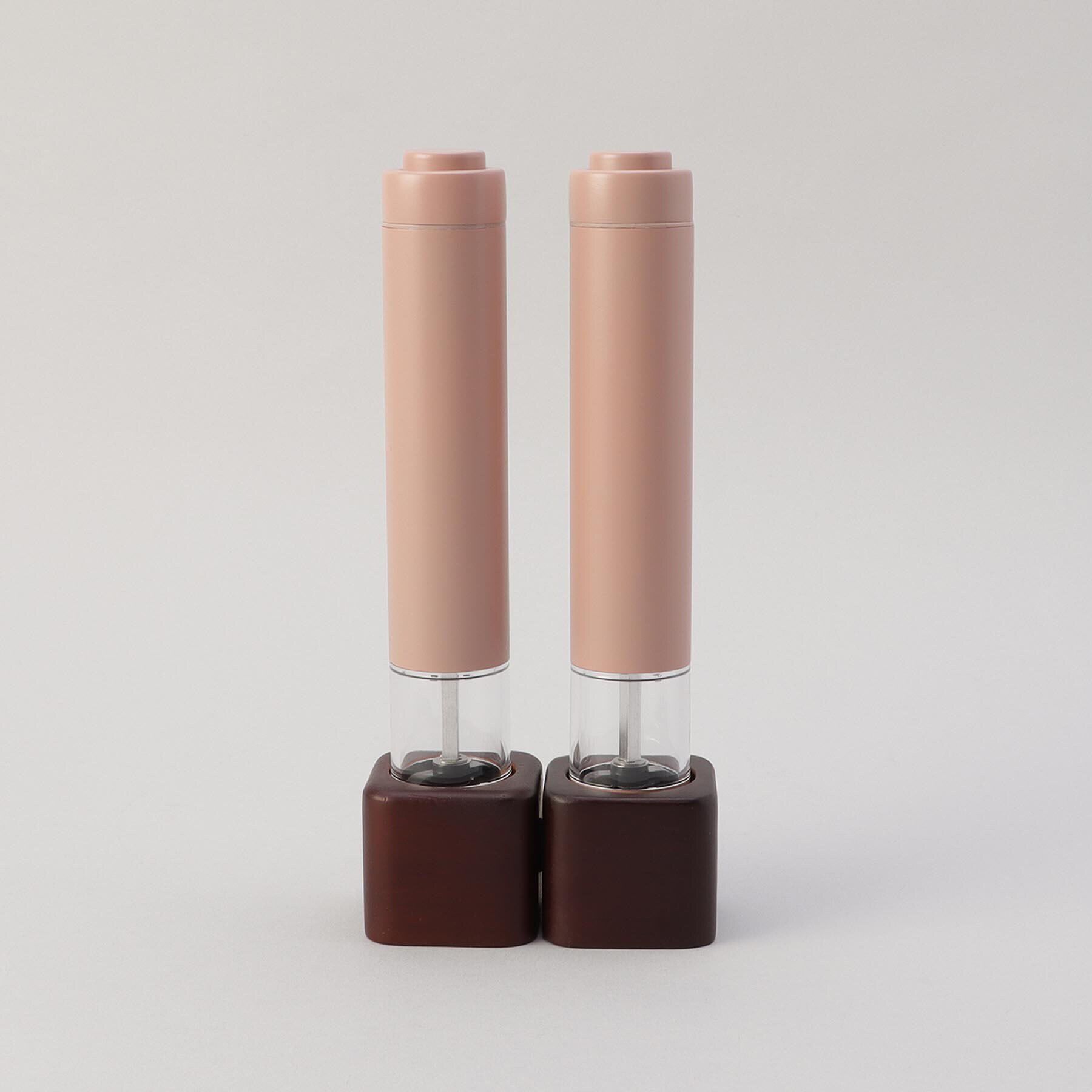 【トゥーワントゥーキッチンストア/212 KITCHEN STORE】 電動ソルト＆ペッパーミルミニ グレイッシュピンク ＜recolte レコルト＞