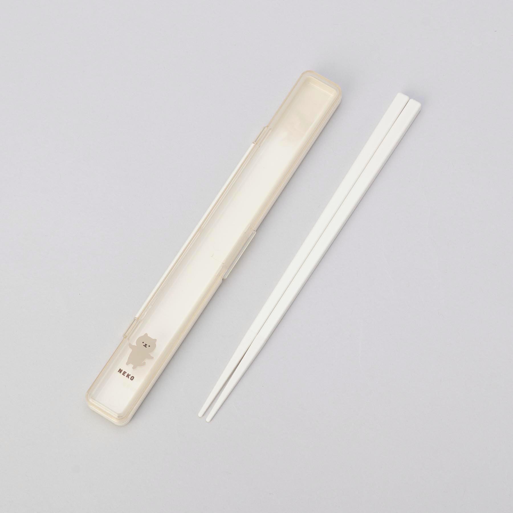 【トゥーワントゥーキッチンストア/212 KITCHEN STORE】 ムームー 抗菌箸&amp;ケース20 みるくねこ