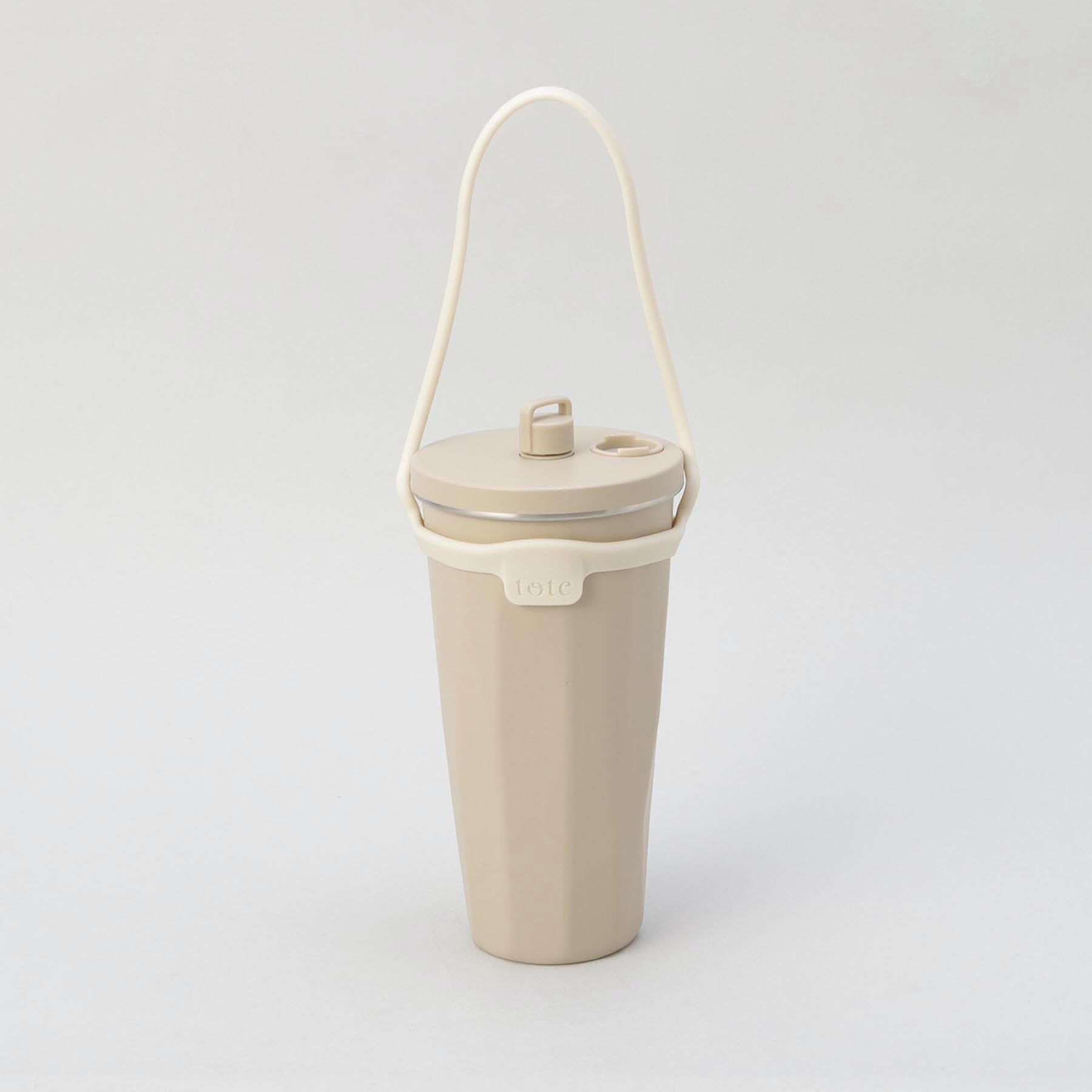 【トゥーワントゥーキッチンストア/212 KITCHEN STORE】 ストロー付2wayタンブラー470ml モカ