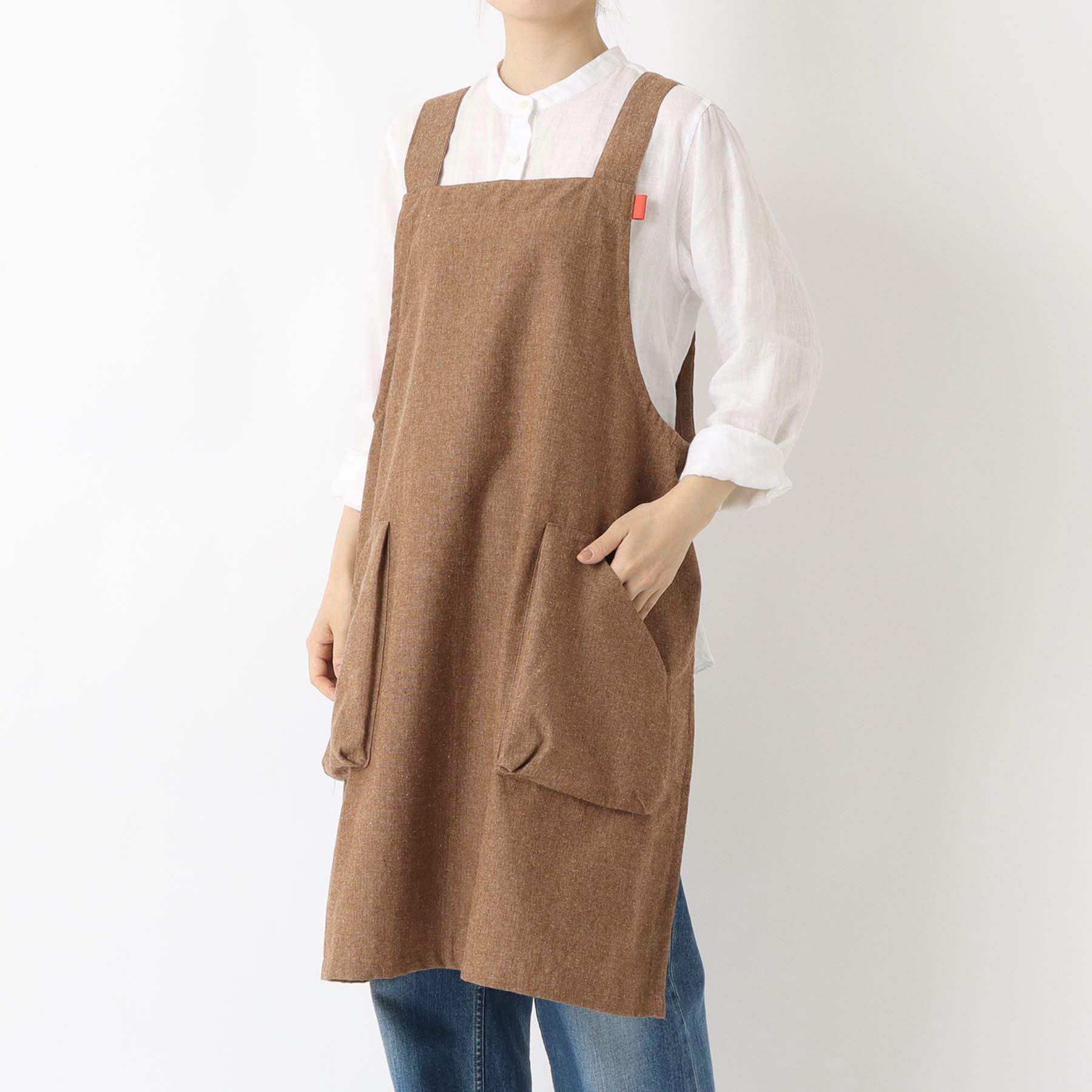 【トゥーワントゥーキッチンストア/212 KITCHEN STORE】 エプロン レガッタリサイクルコットン アーモンド
