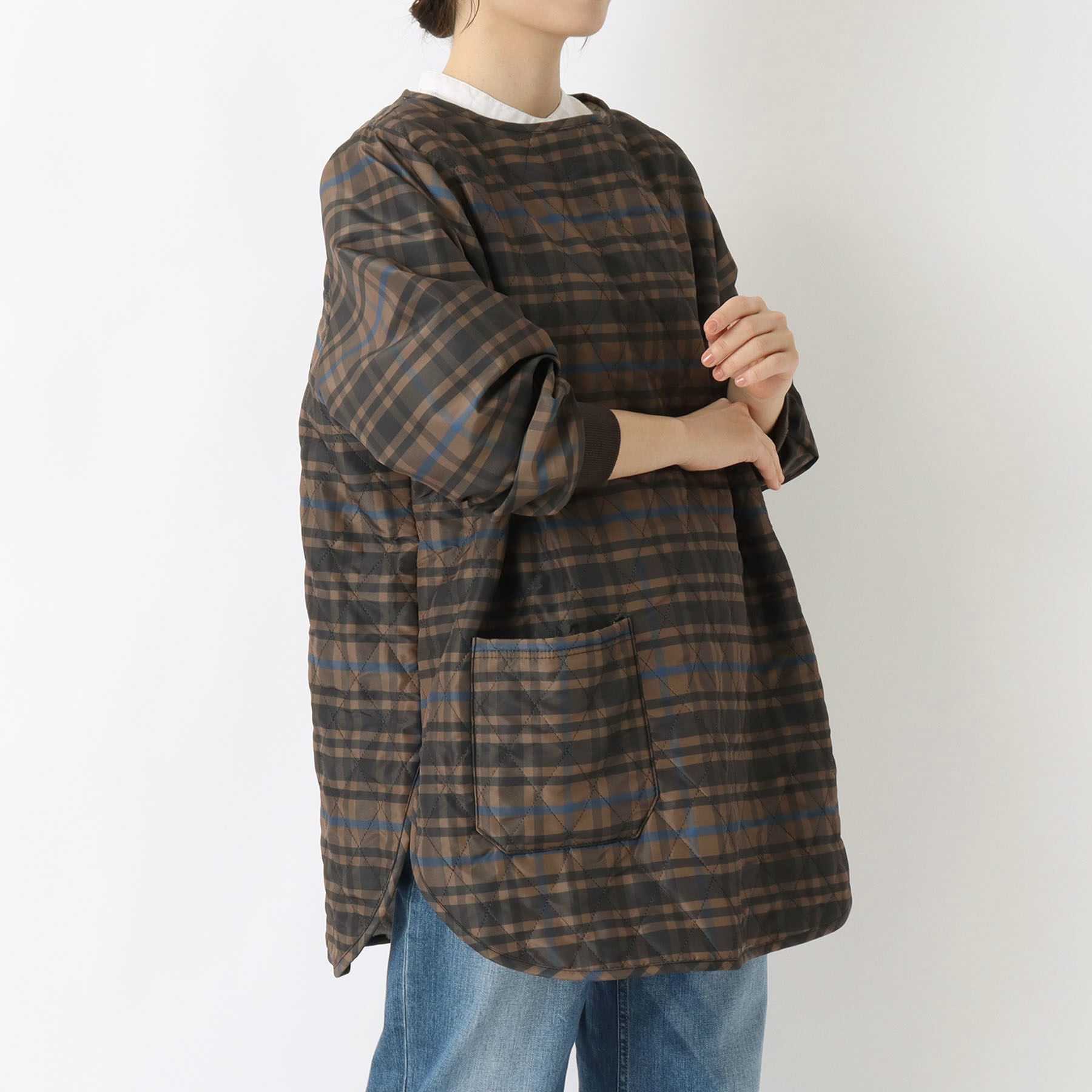 【トゥーワントゥーキッチンストア/212 KITCHEN STORE】 オリバーキルト割烹着 BR