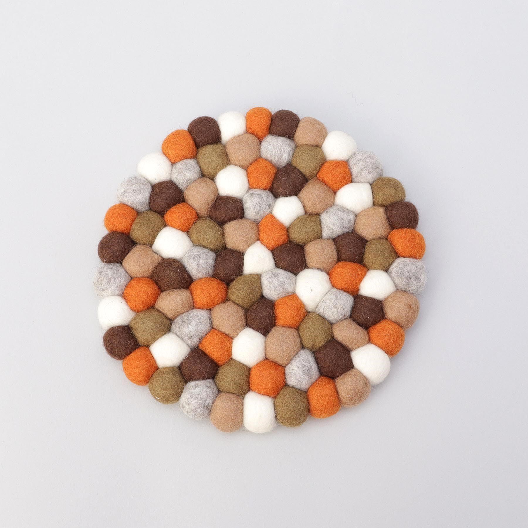 【トゥーワントゥーキッチンストア/212 KITCHEN STORE】 ポコポコラウンド 鍋敷き 21cm BR