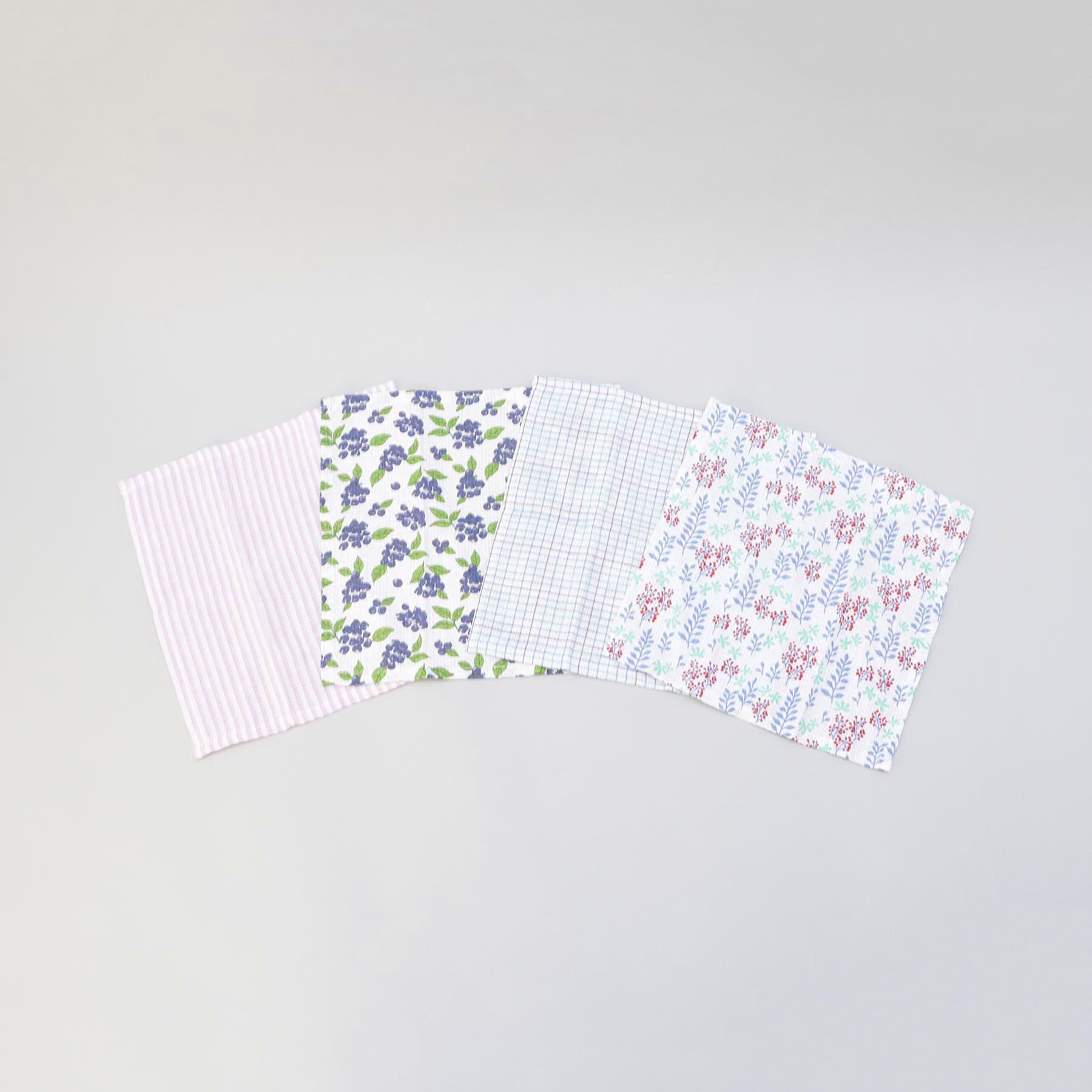 【トゥーワントゥーキッチンストア/212 KITCHEN STORE】 ディッシュクロス4Pセット PU