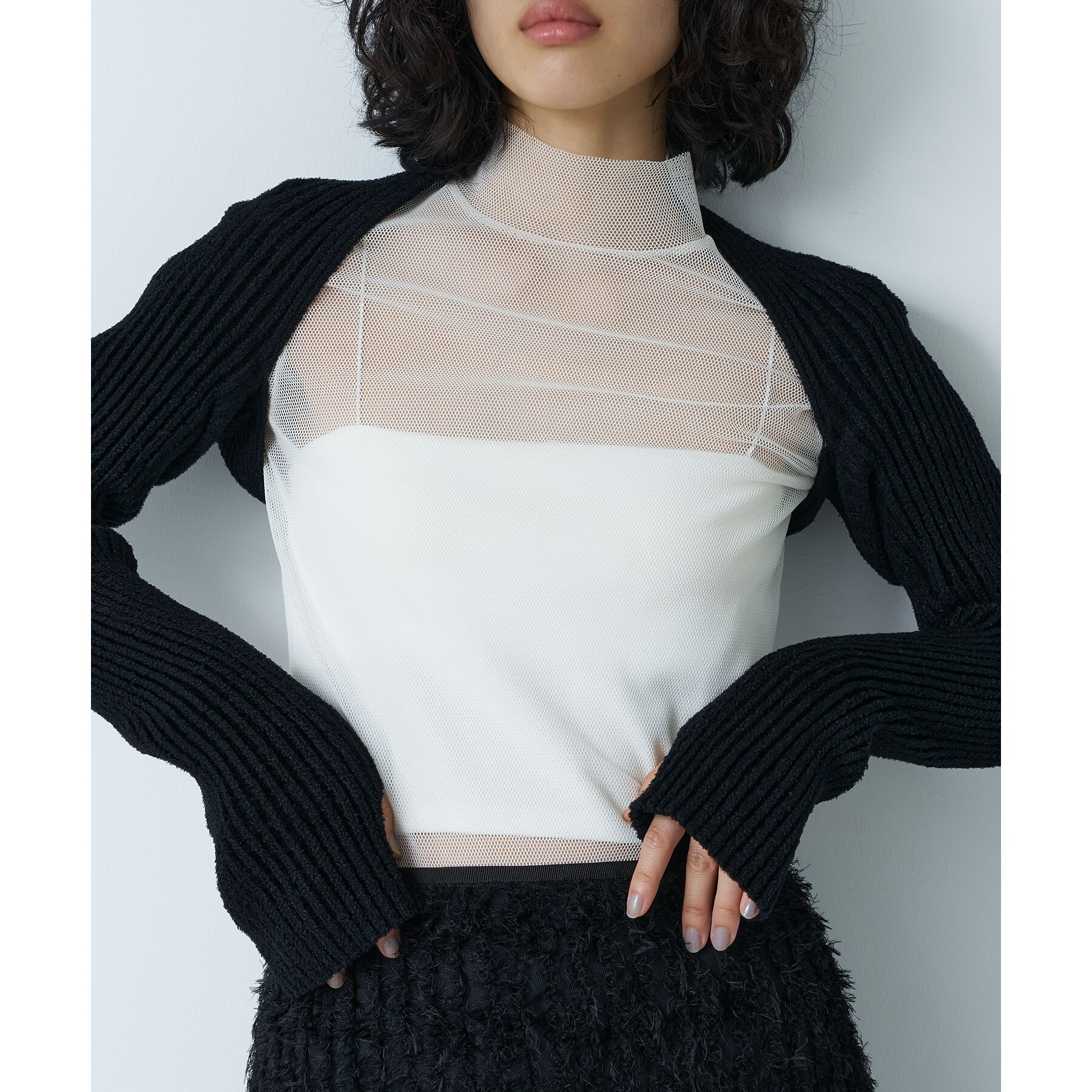 ファッションメンズのイチオシ|【コードエー/CODE A】 mesh sheer tops