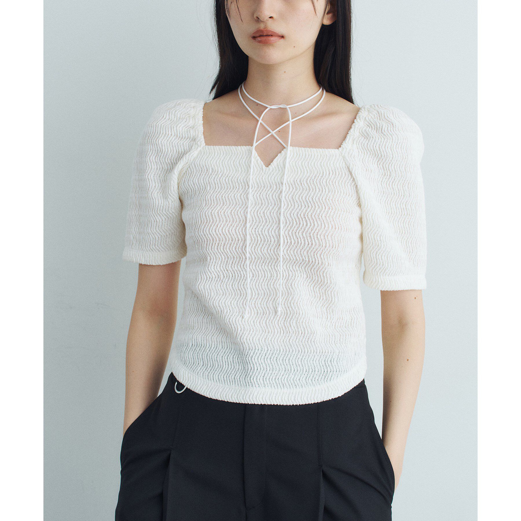 ファッションメンズなら|【コードエー/CODE A】 gather puff jersey tops