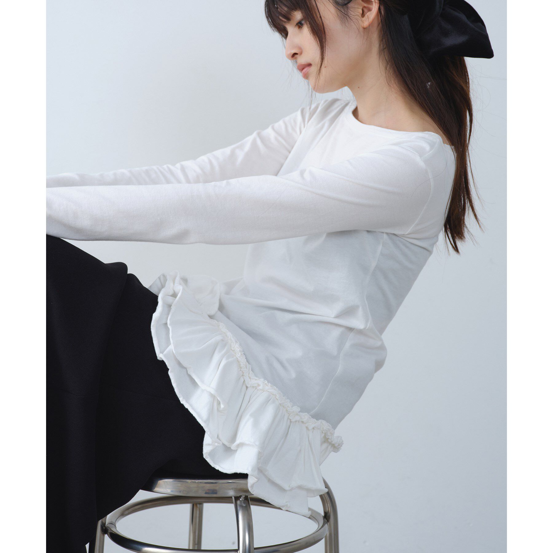 ファッションメンズお薦め|【コードエー/CODE A】 easy ruffled tee