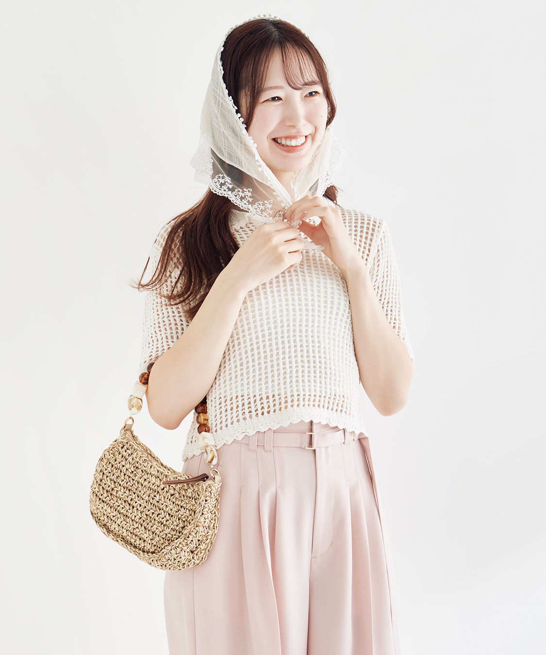 モテ系メンズファッション|【ココ　ディール/COCO DEAL】 クロシェ編みポロ衿ニットトップス