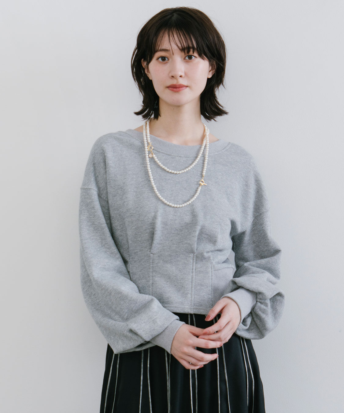 メンズファッションなら|【ココ ディール/COCO DEAL】 ラメ裏毛スウェット