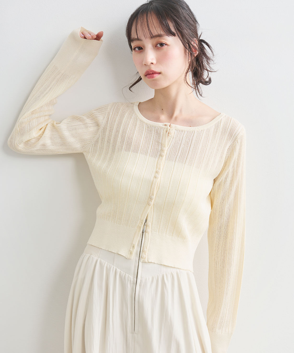 ペプラムボタンニット（COCO DEAL）｜ルミネのファッション通販