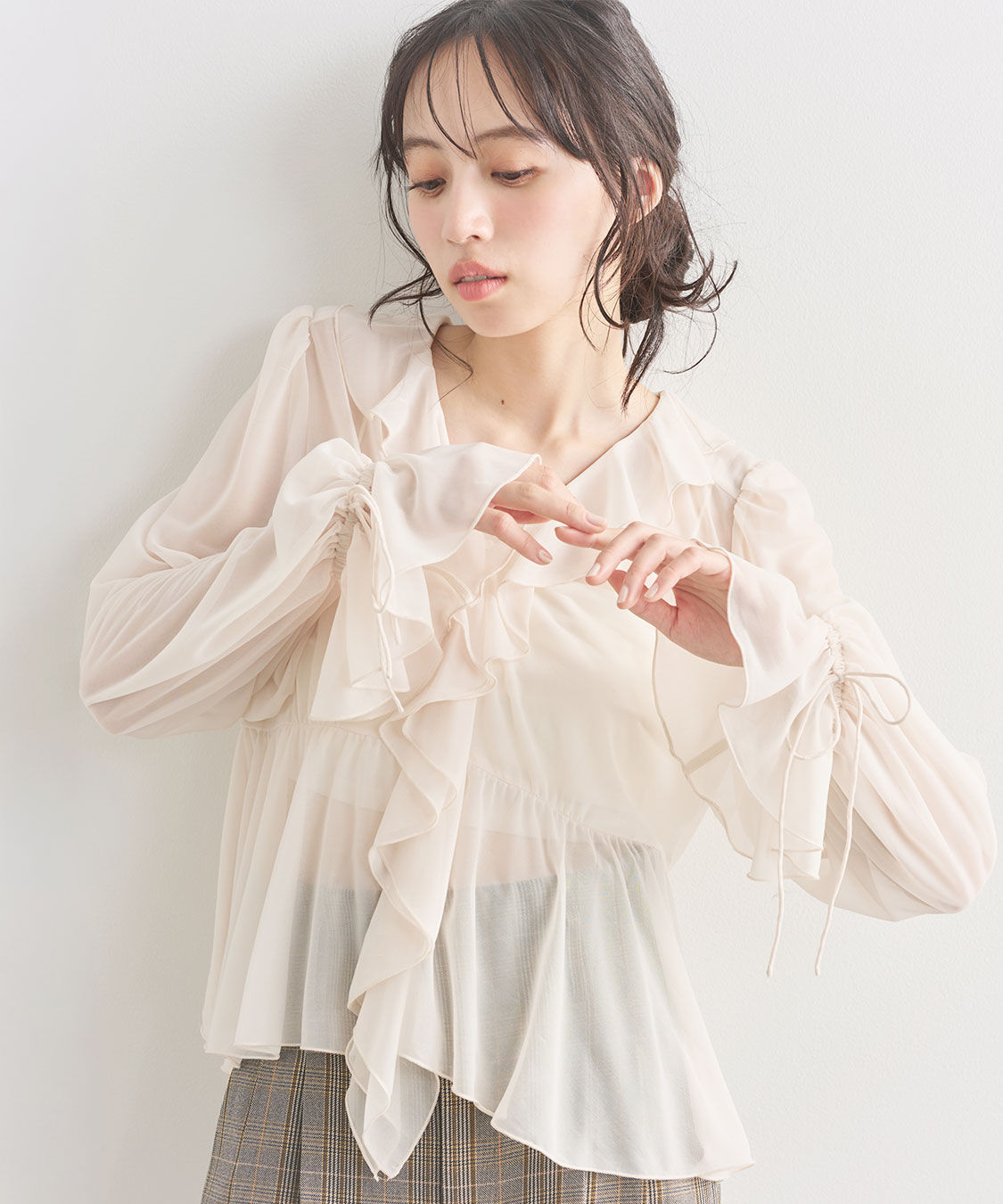 チュール刺繍オフショルブラウス（COCO DEAL）｜ルミネのファッション