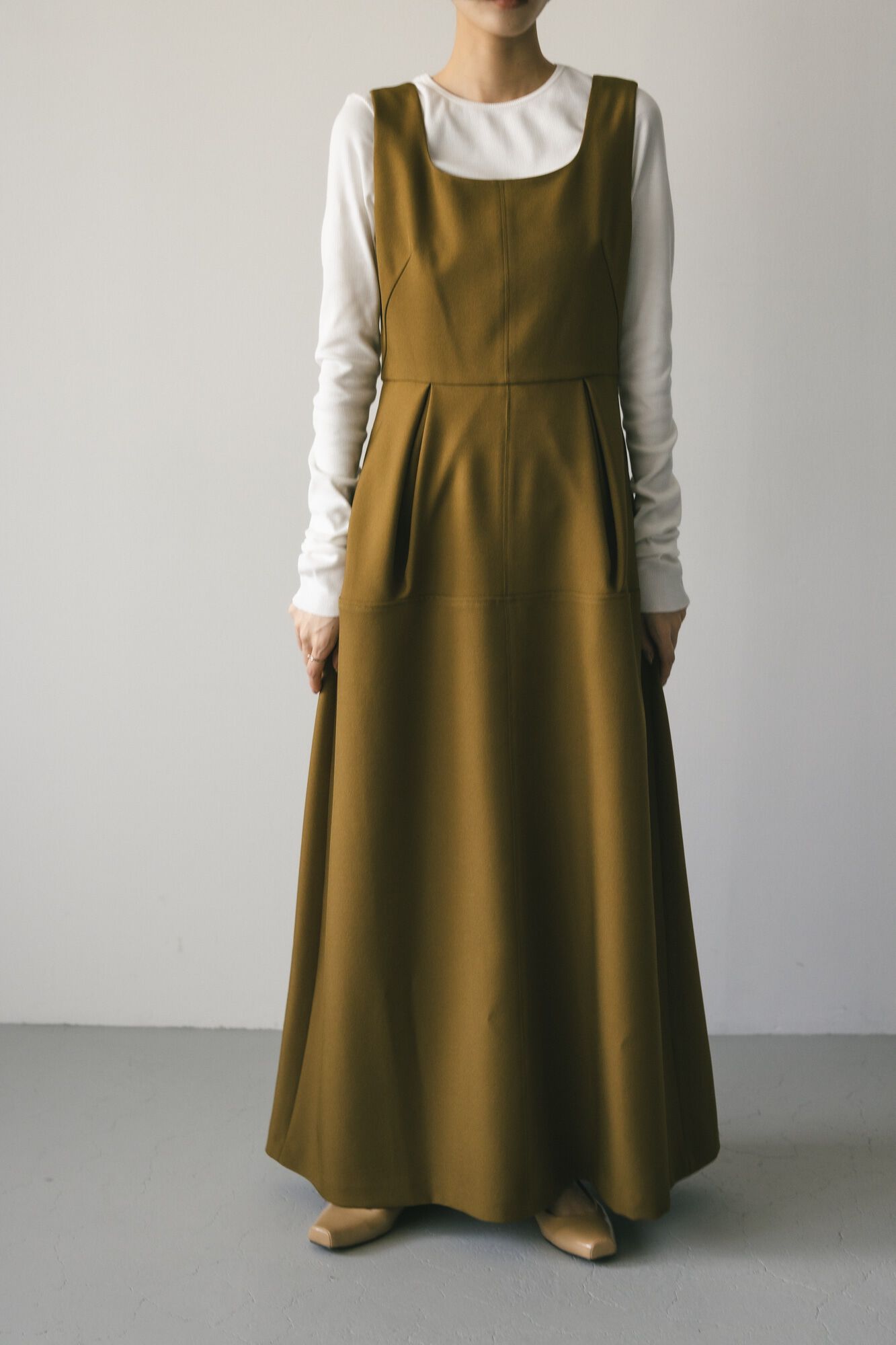 【スタイルミキサー/STYLEMIXER】 フォルムタックワンピース