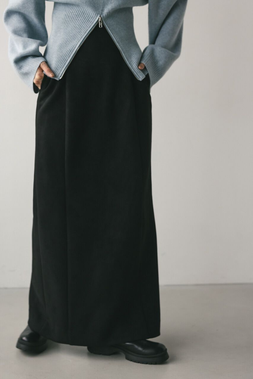 【スタイルミキサー/STYLEMIXER】 フェイクスウェードハイストレッチスカート