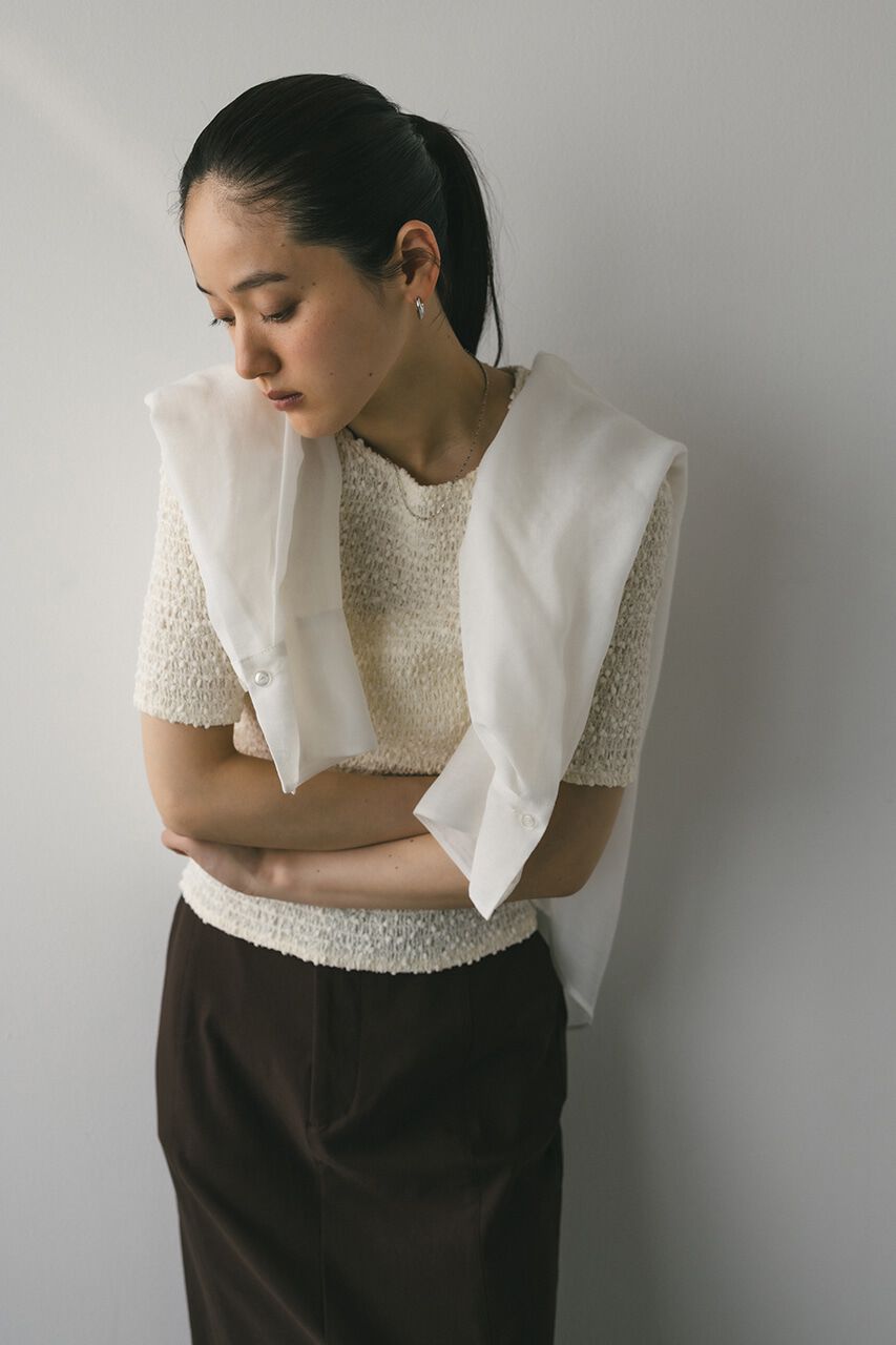 モテ系メンズファッション|【スタイルミキサー/STYLEMIXER】 ネップシャーリングトップ